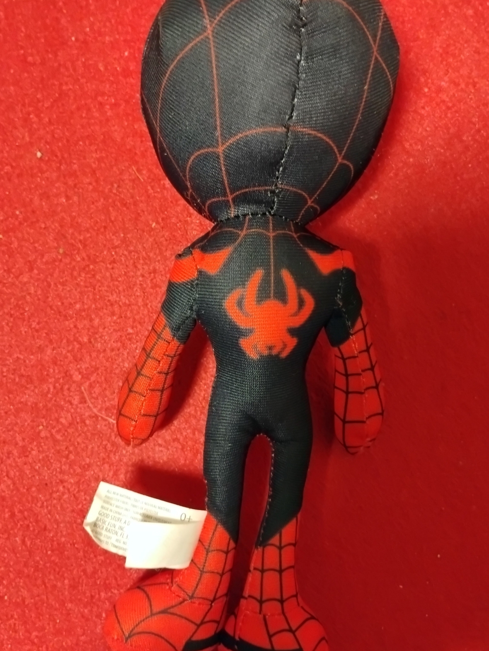 Marvel Miles Morales Black and Red Spider-Man Plush - Picture 3 of 3